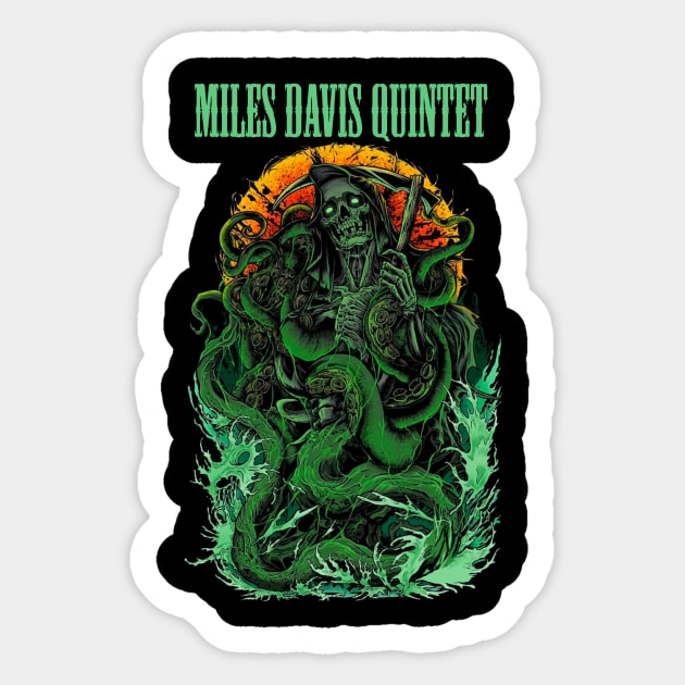 MILES DAVIS QUINTET BAND Sticker by Angelic Cyberpunk